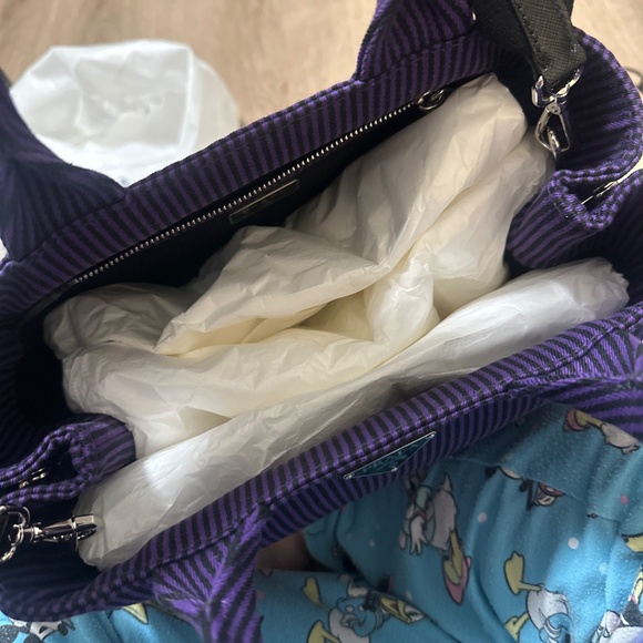 Purple Prada Canvas tote bag - Picture 3 of 3